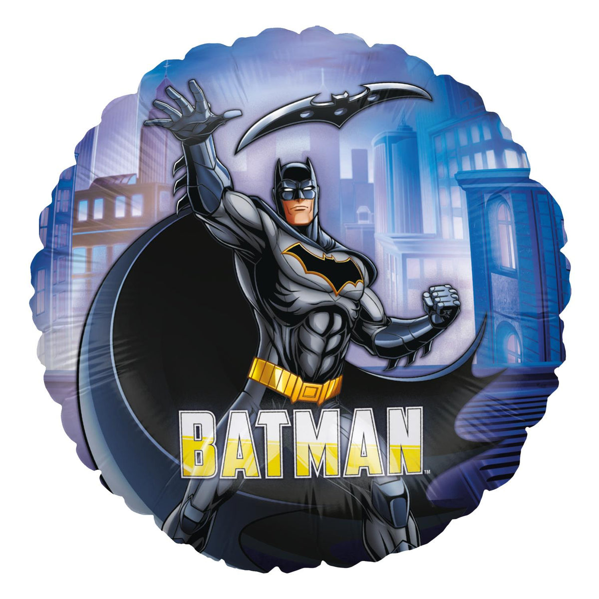 Batman Folienballon - rund in Aktion 2