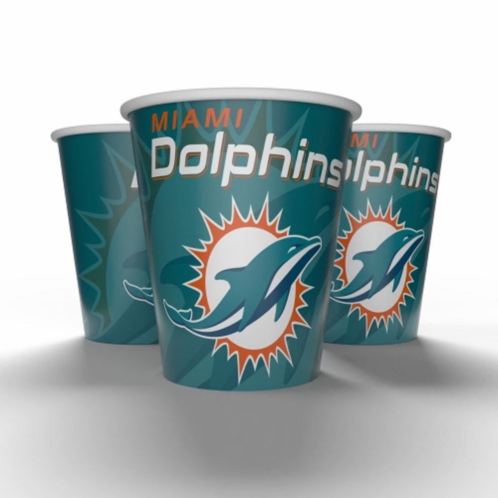 NFL Miami Dolphins Pappbecher 250 ml 8er 2