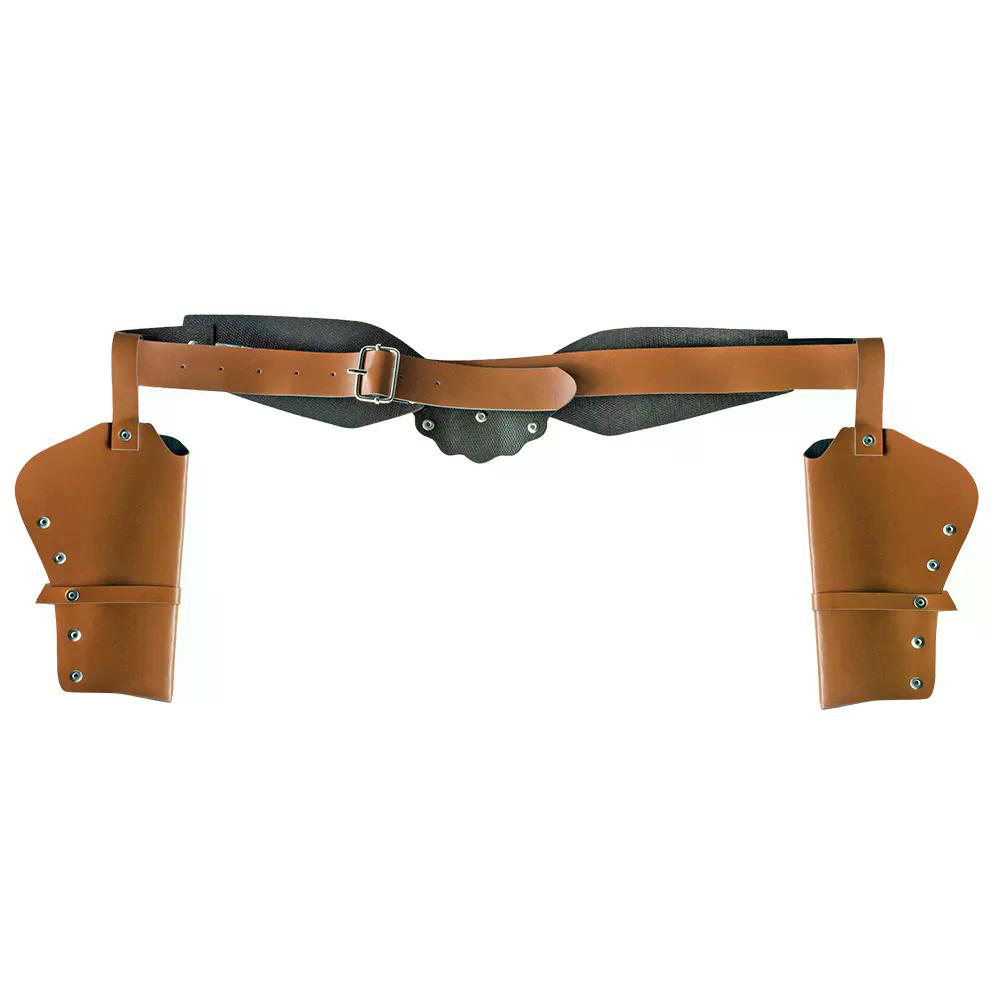 Cowboyhalfter Sheriff braun – doppeltes Holster mit Gürtel 125 cm für Revolver 5