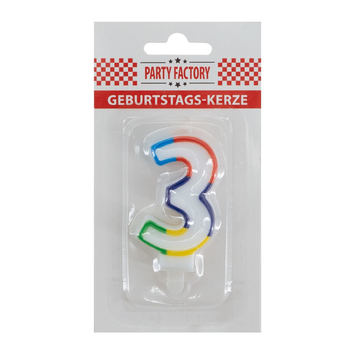 Geburtstags-Kerzen multicolor Rand Nr. 3 4