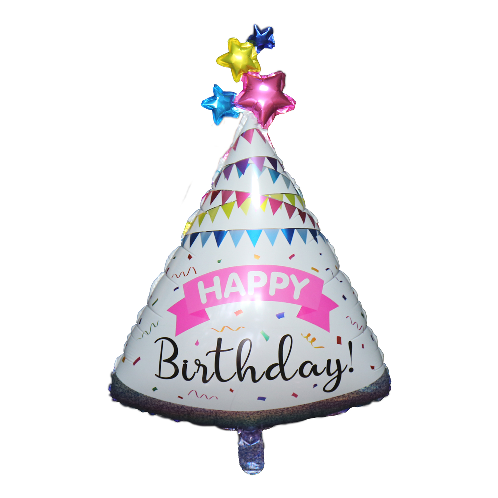 Foil balloon shape Happy Birthday 84x52cm 8
