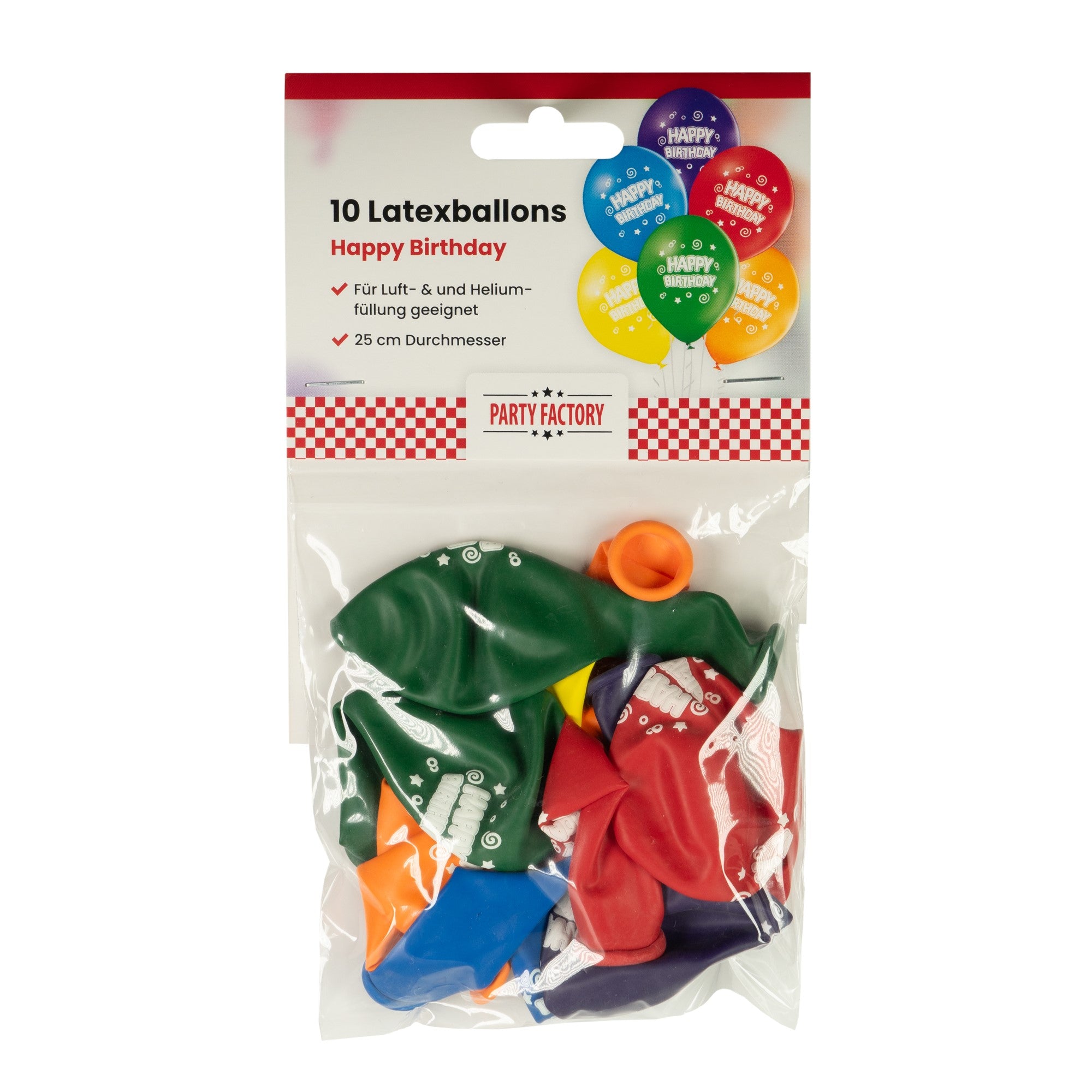 Latex Balloons 10-Pack Happy Birthday Adult 2