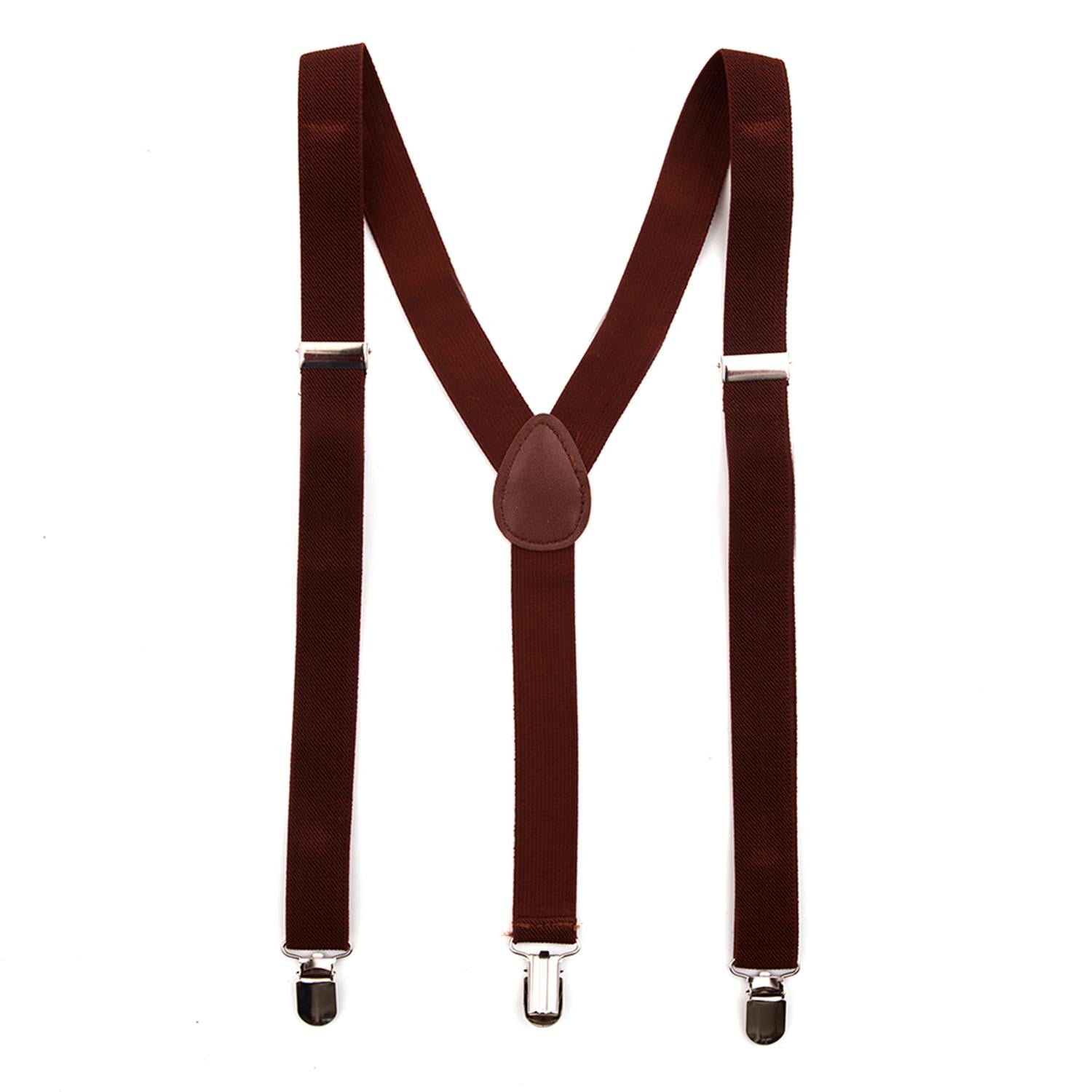 Suspenders Women Men Y-Shape Clips Slim Neon Colorful 13