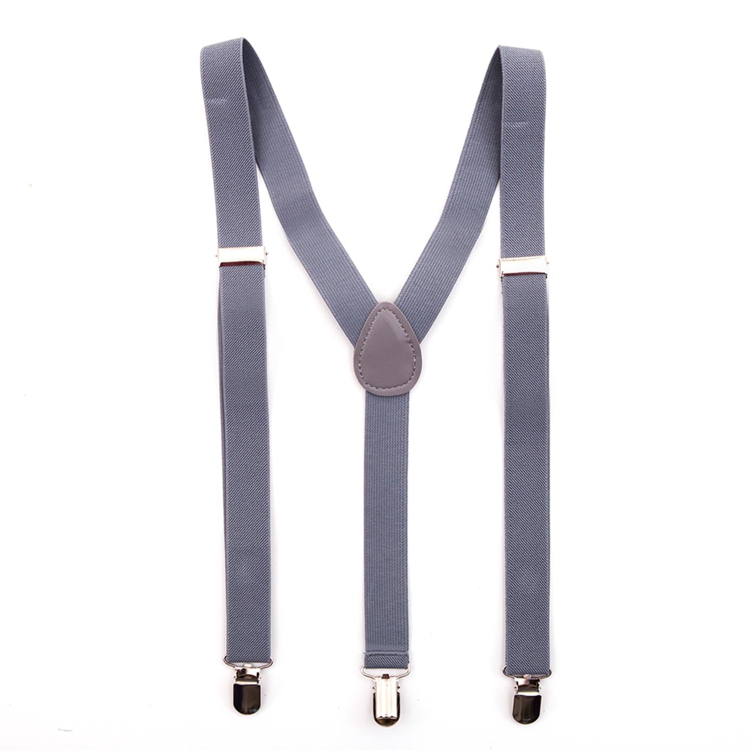 Suspenders Women Men Y-Shape Clips Slim Neon Colorful 11