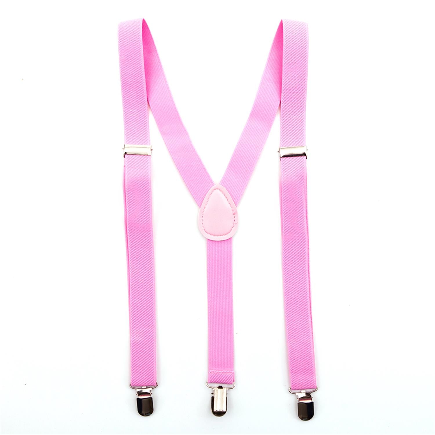 Suspenders Women Men Y-Shape Clips Slim Neon Colorful 7