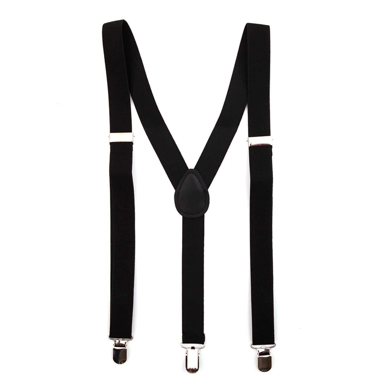 Suspenders Women Men Y-Shape Clips Slim Neon Colorful 3