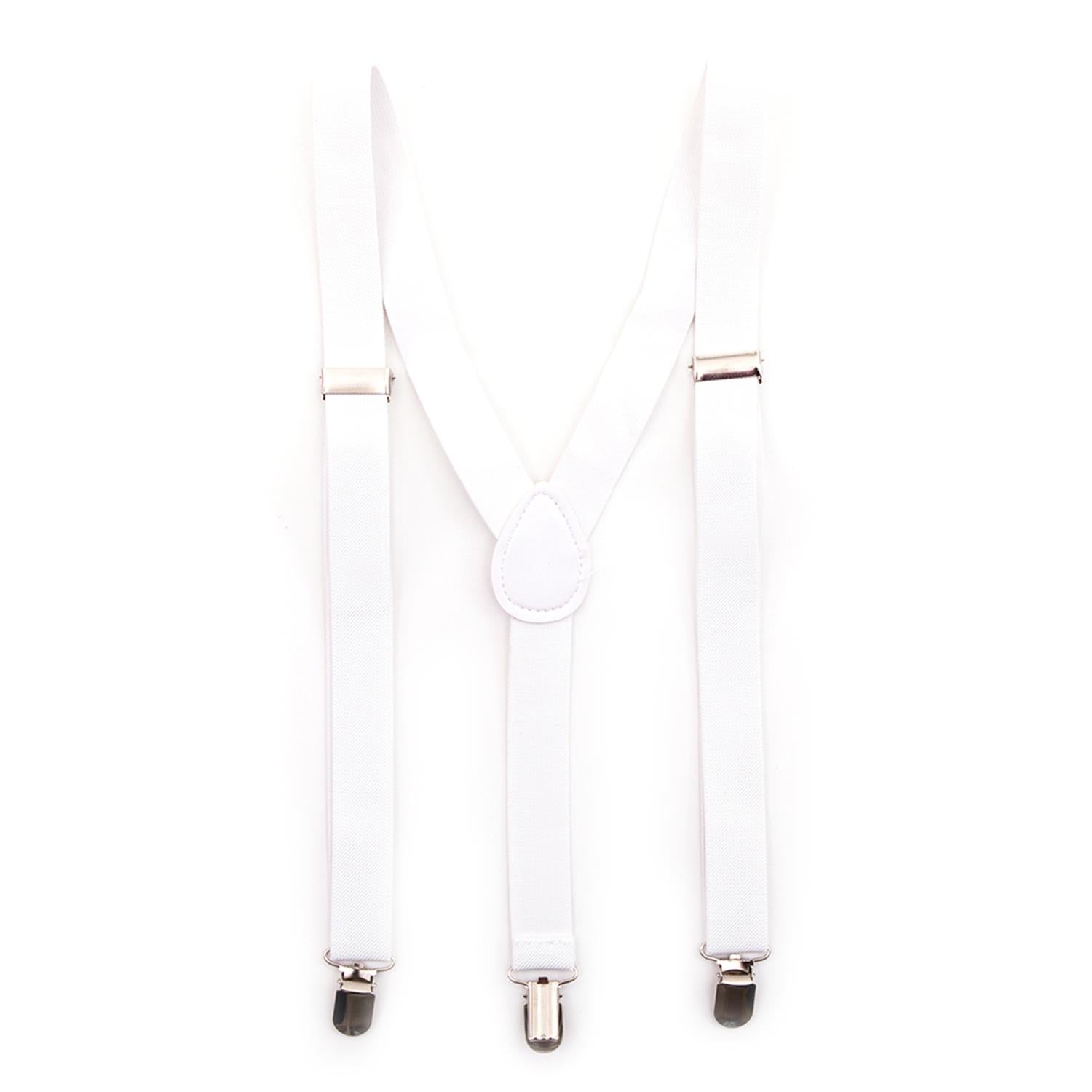 Suspenders Women Men Y-Shape Clips Slim Neon Colorful 8