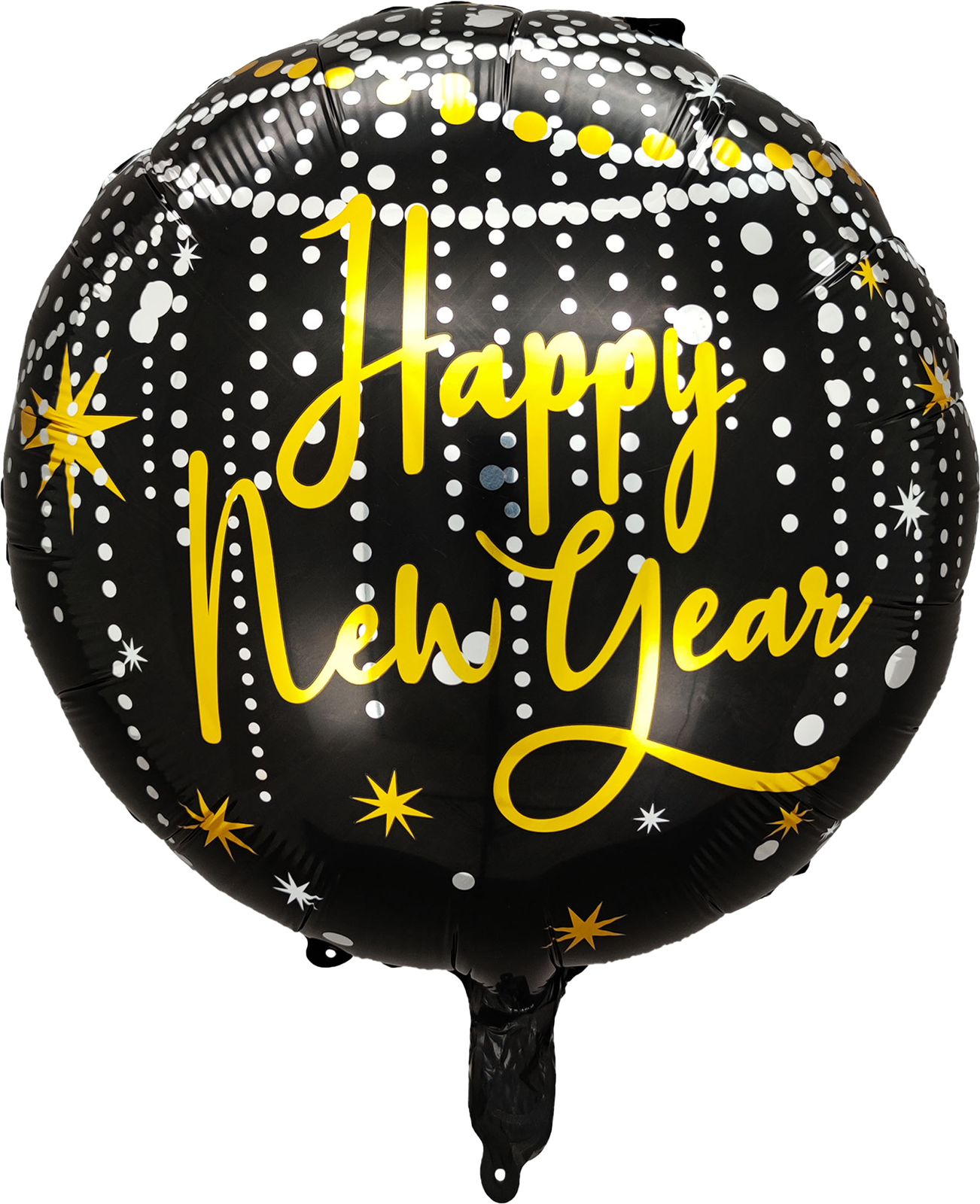 Foil balloon round Happy New Year Chains 45cm 8