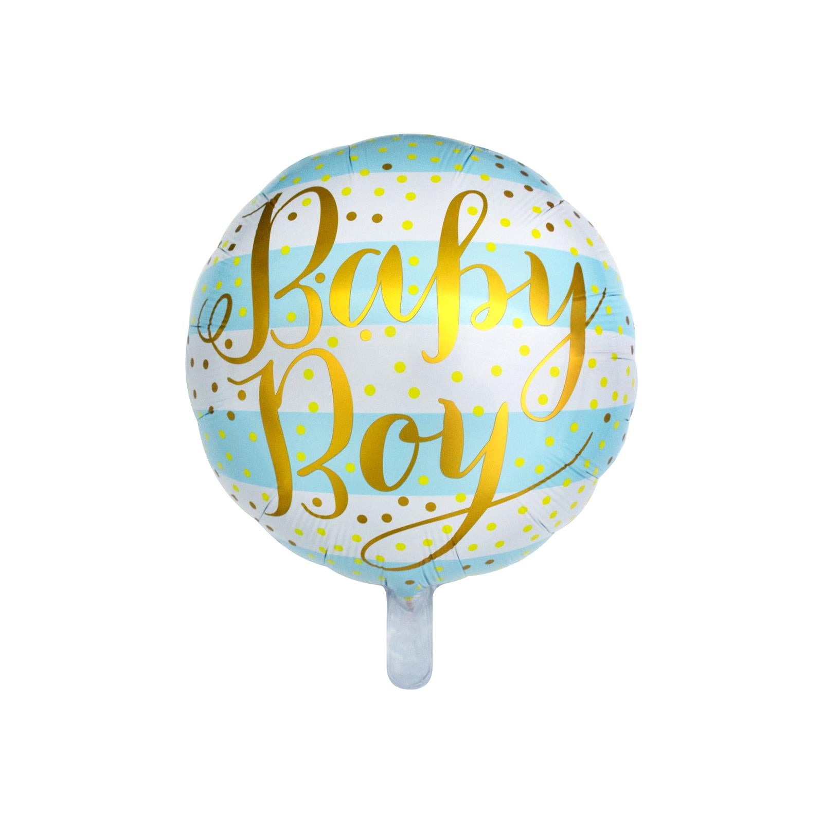 Foil balloon round baby boy 45cm 8