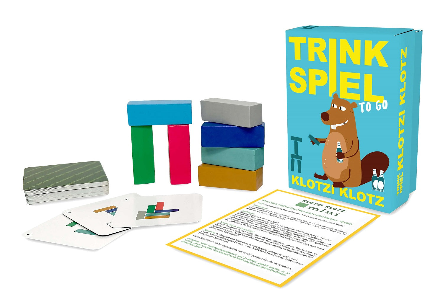 Mini Trinkspiel Klotzi Klotz 2