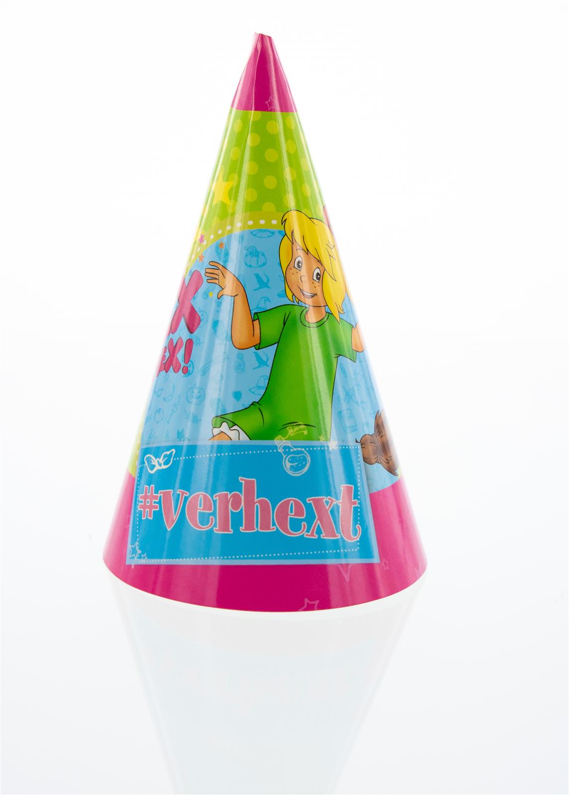 Bibi Blocksberg Party Hats 10 Count 8