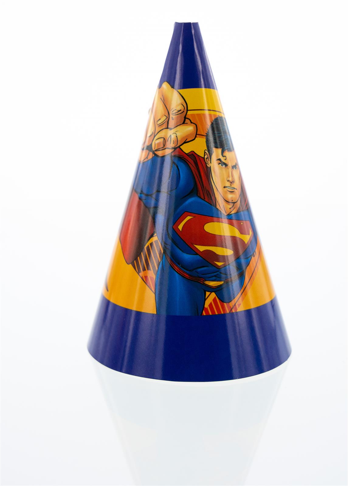 Superman Partyhüte 10 Stück 8