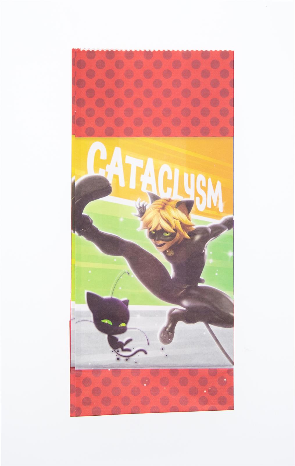 Miraculous Party Bag Paper incl. Stickers 10 pcs. 6