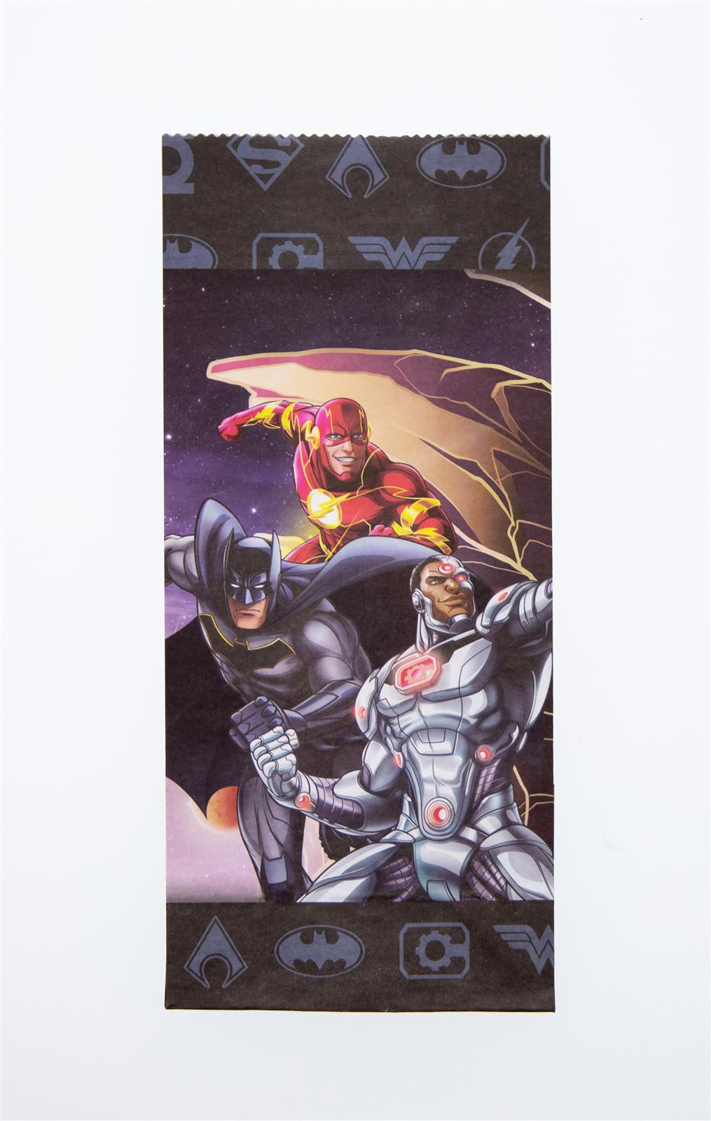 Justice League Party-Tüte Papier inkl. Sticker 10 Stk. 4
