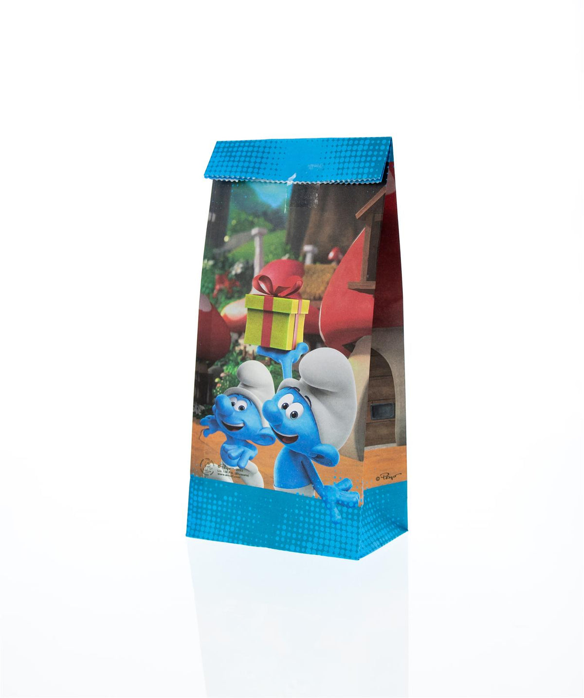 Die Schlümpfe Party-Tüte Geschenktasche Papier inkl. Sticker 10 Stk. 17