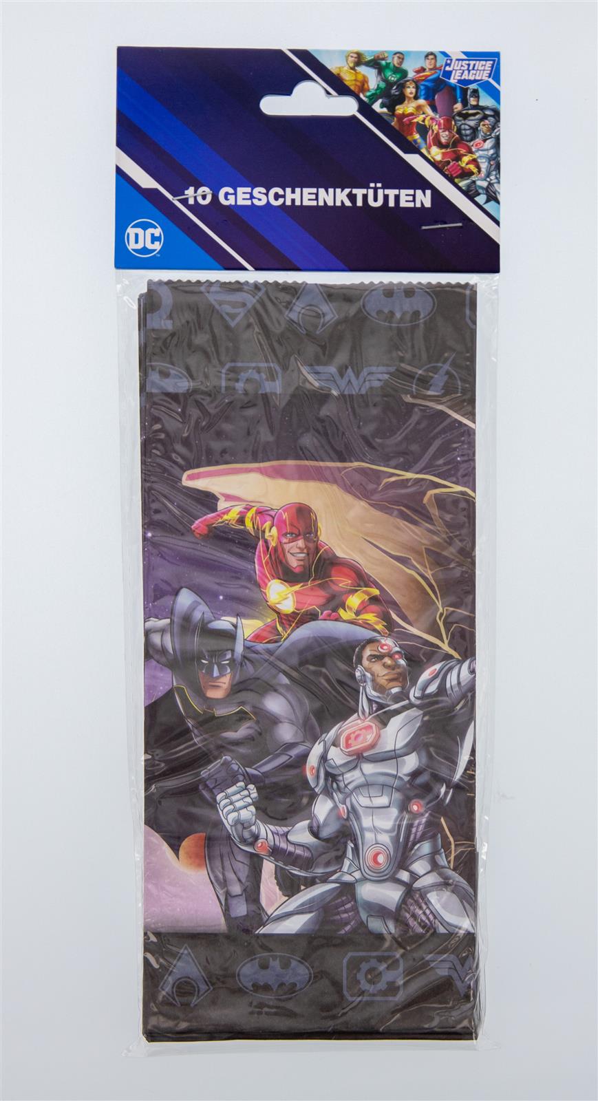Justice League Party-Tüte Papier inkl. Sticker 10 Stk. 2