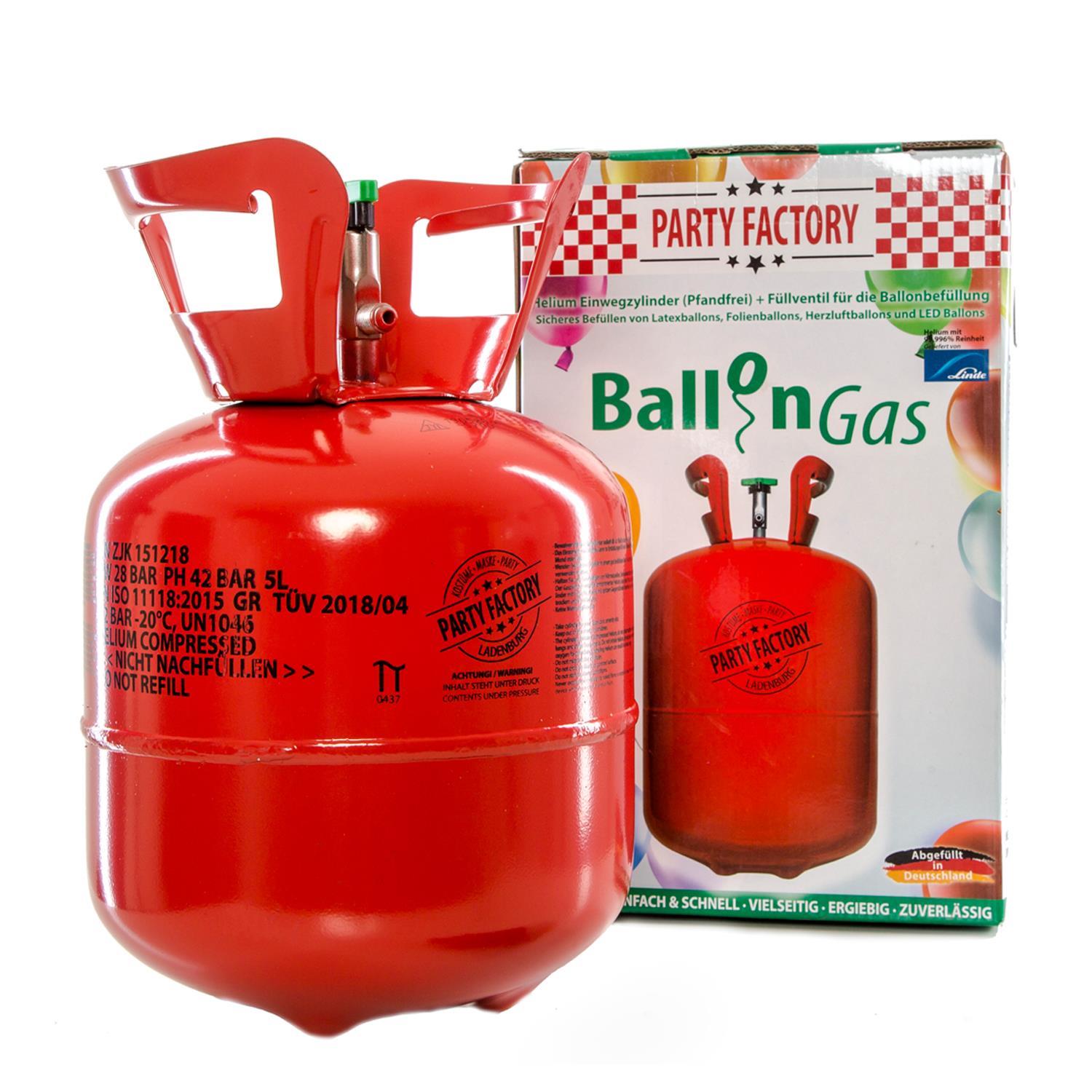Helium balloon gas set with 20 balloons, 140l 3