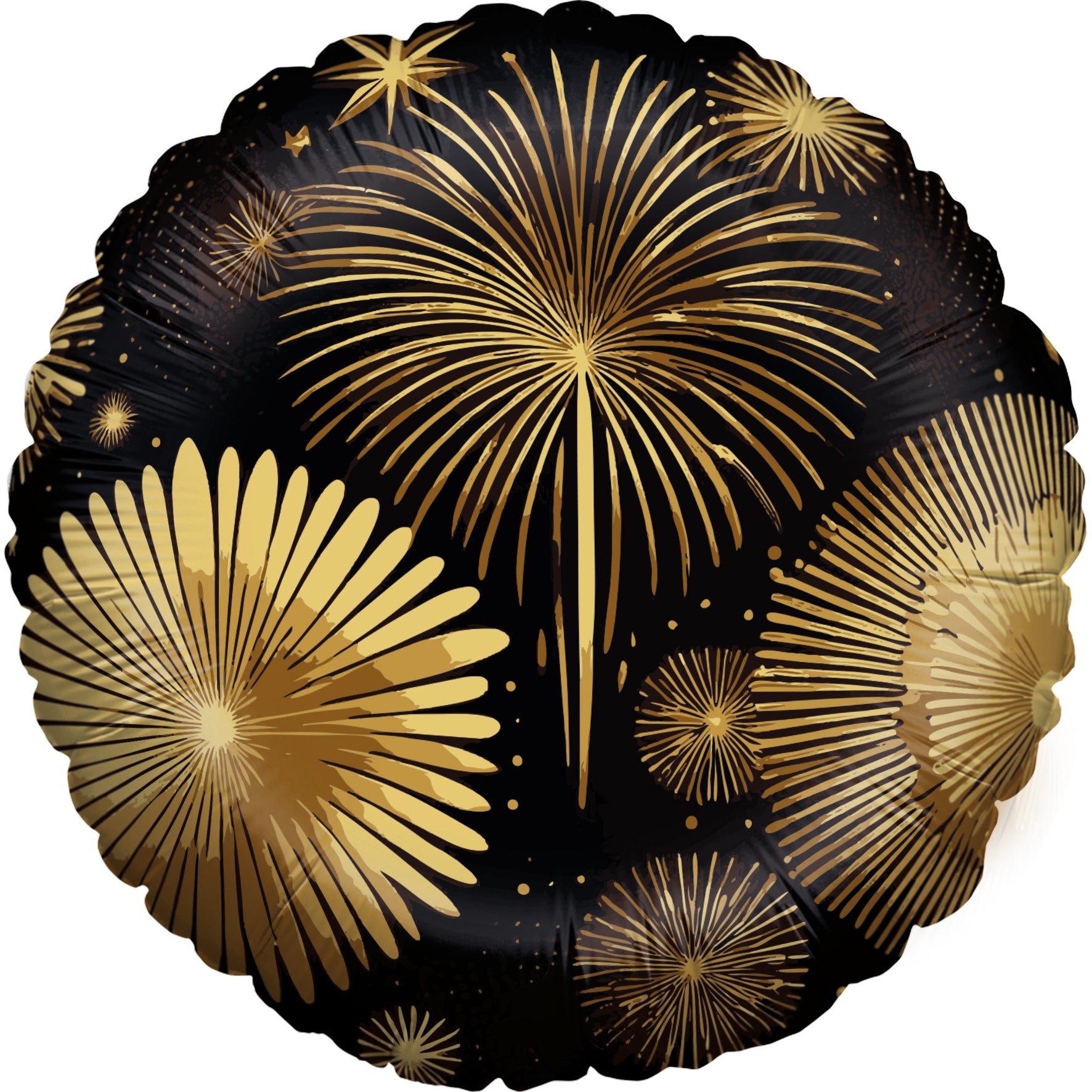 Folienballon Happy New Year neutral Rund 45cm