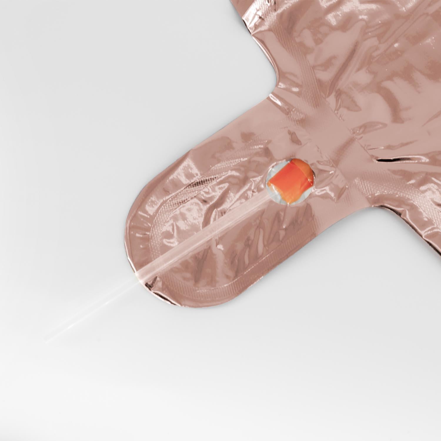 Folienballons Zahllenballon roségold 100 cm Zahl 0 bis 9 glänzend 3