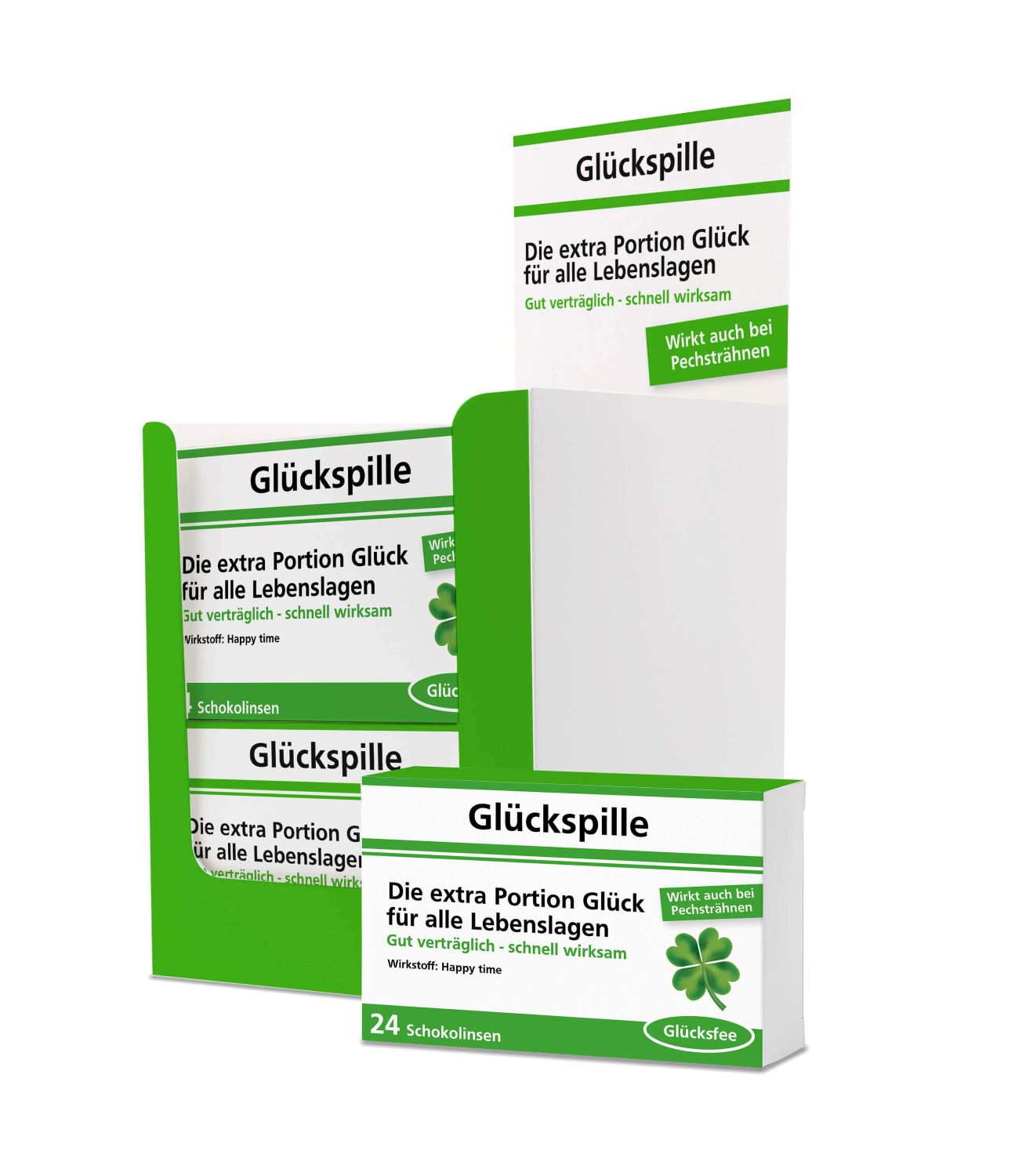 Scherztabletten Glückspille 22g - Mindestabnahme 24er Display 3
