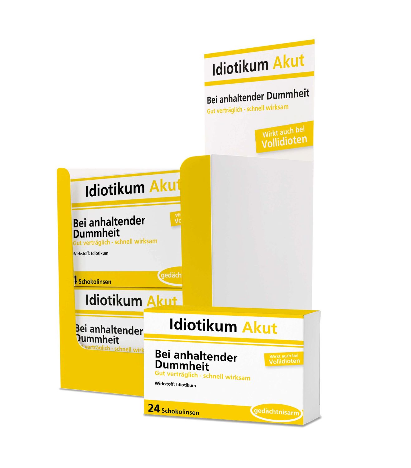 Scherztabletten Idiotikum Akut 22g - Mindestabnahme 24er Display 3