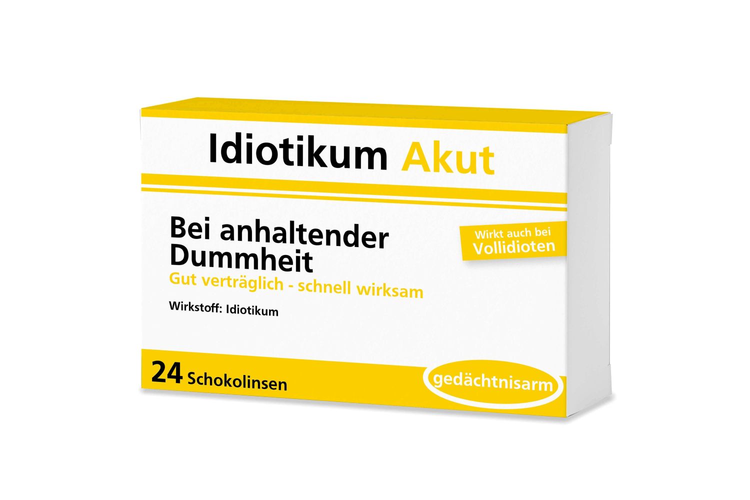 Scherztabletten Idiotikum Akut 22g - Mindestabnahme 24er Display 4