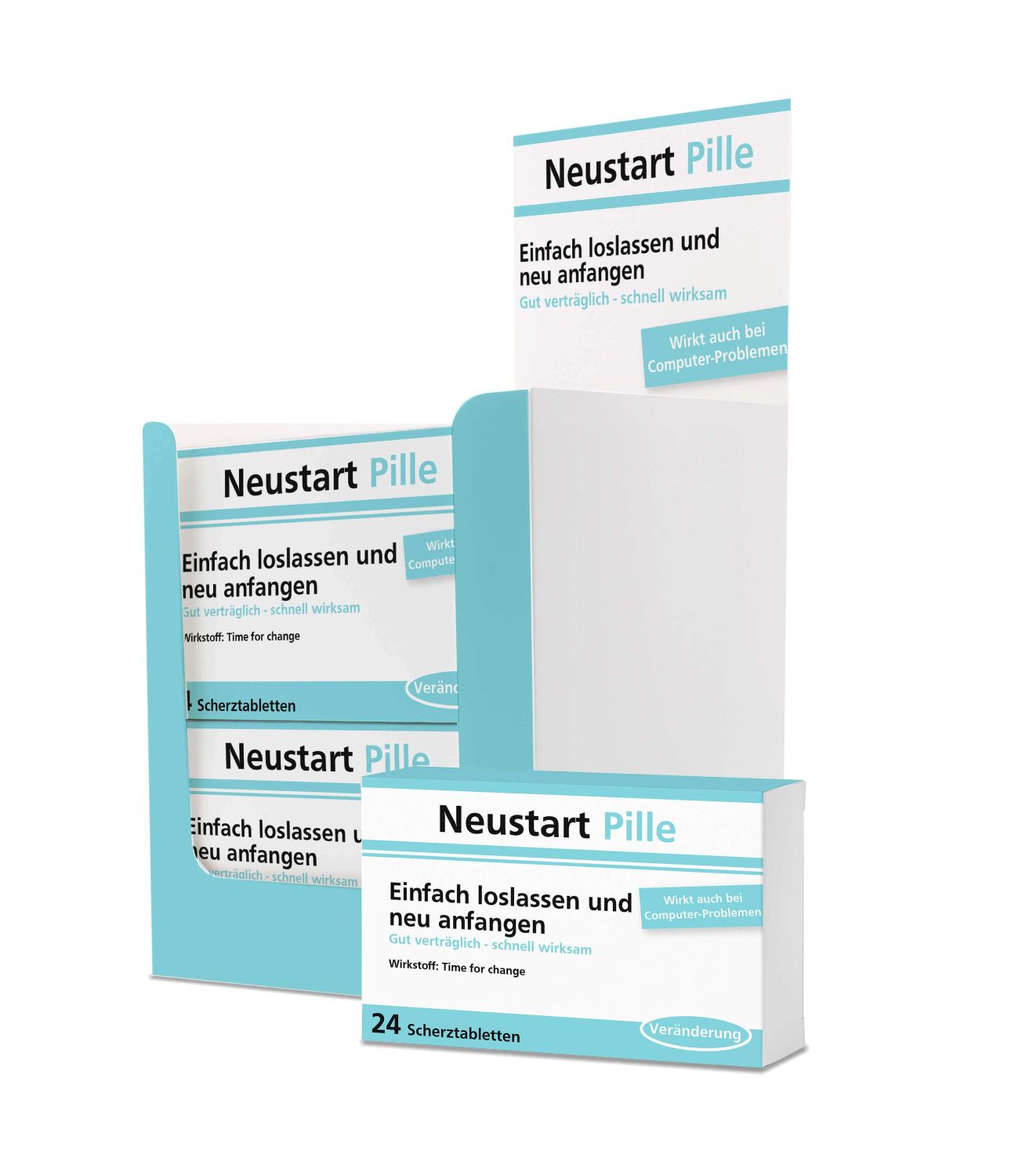 Scherztabletten Neustart Pille 22g - Mindestabnahme 24er Display 3