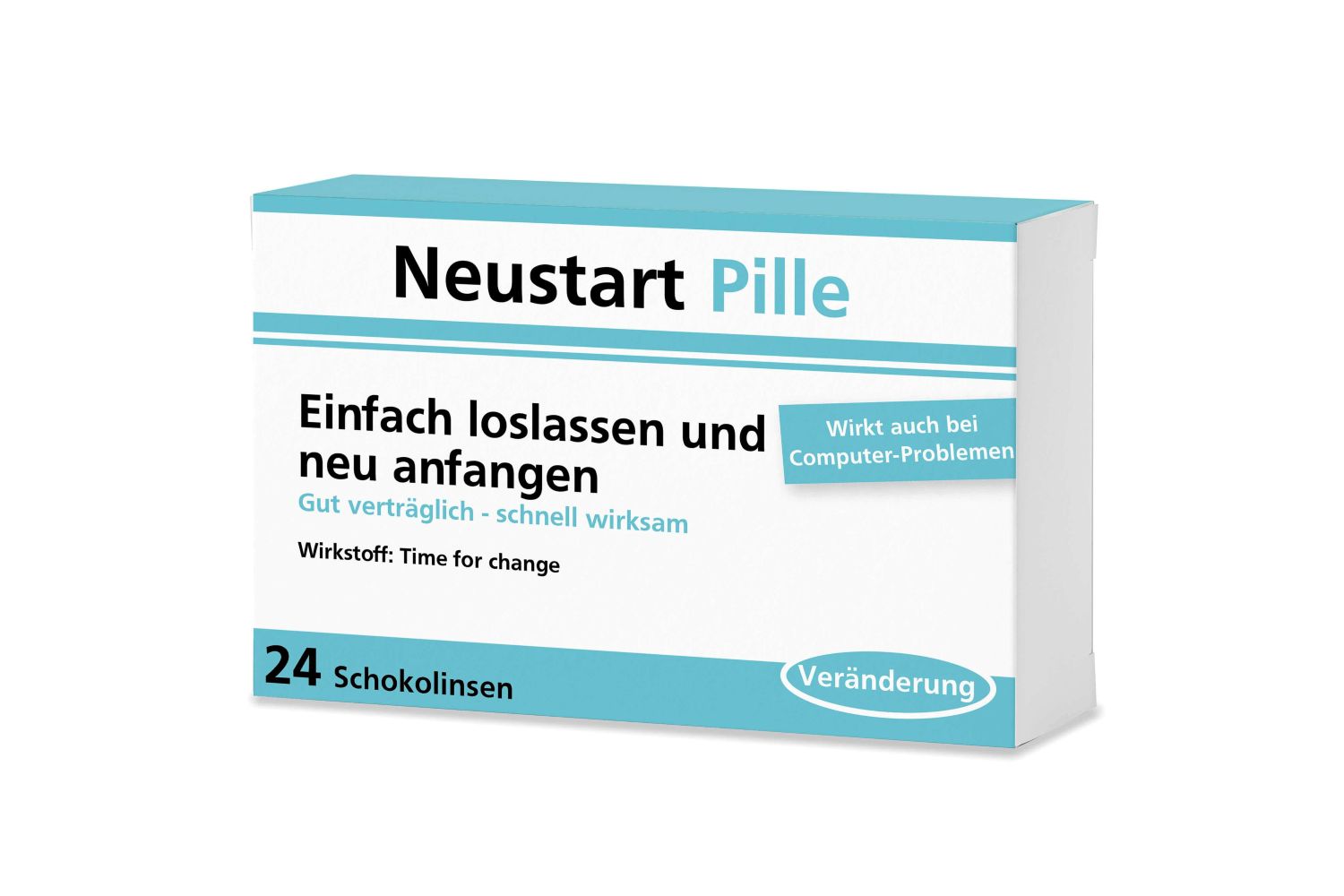 Scherztabletten Neustart Pille 22g - Mindestabnahme 24er Display 4