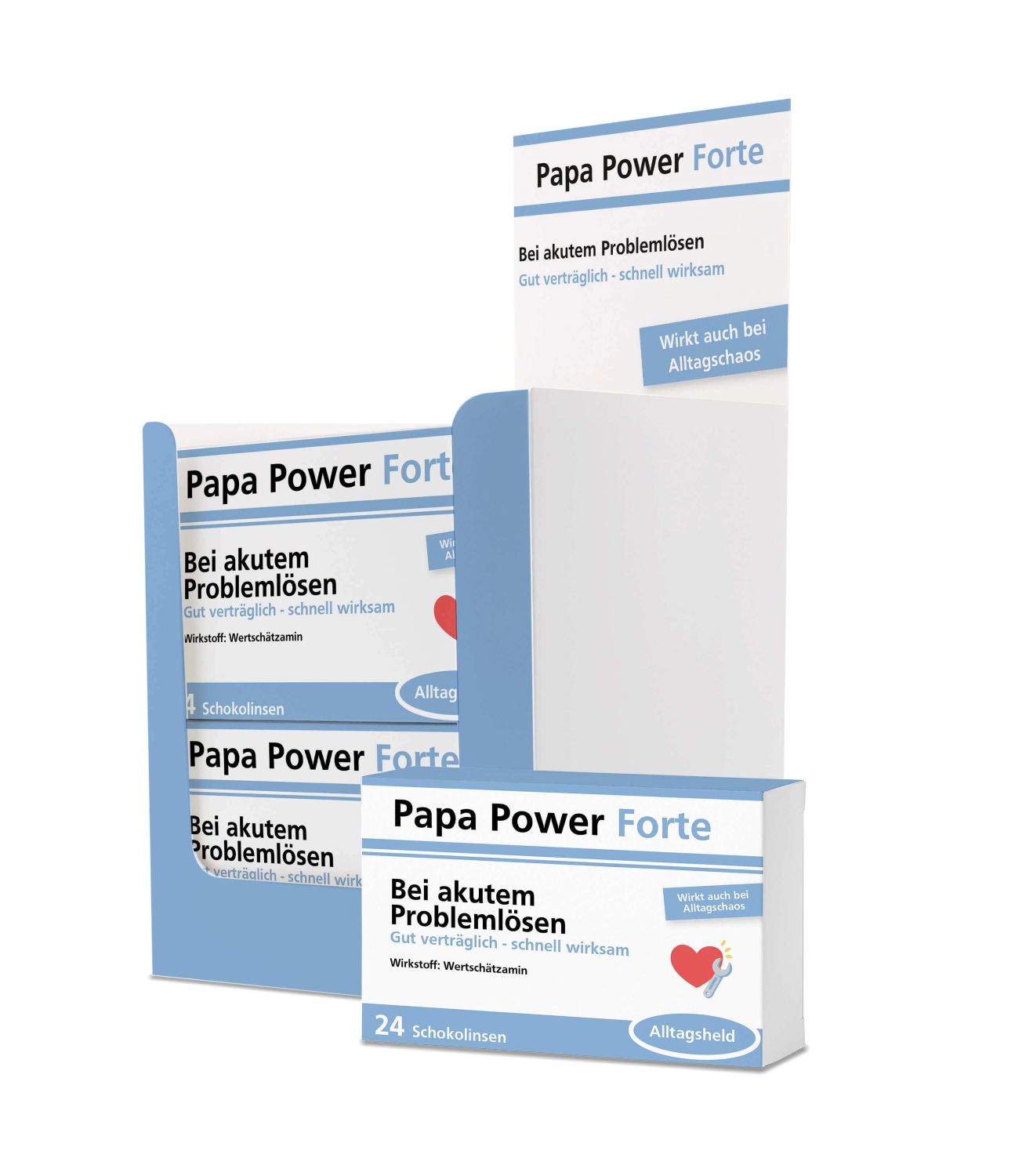 Scherztabletten Papa Power Forte 22g - Mindestabnahme 24er Display 3