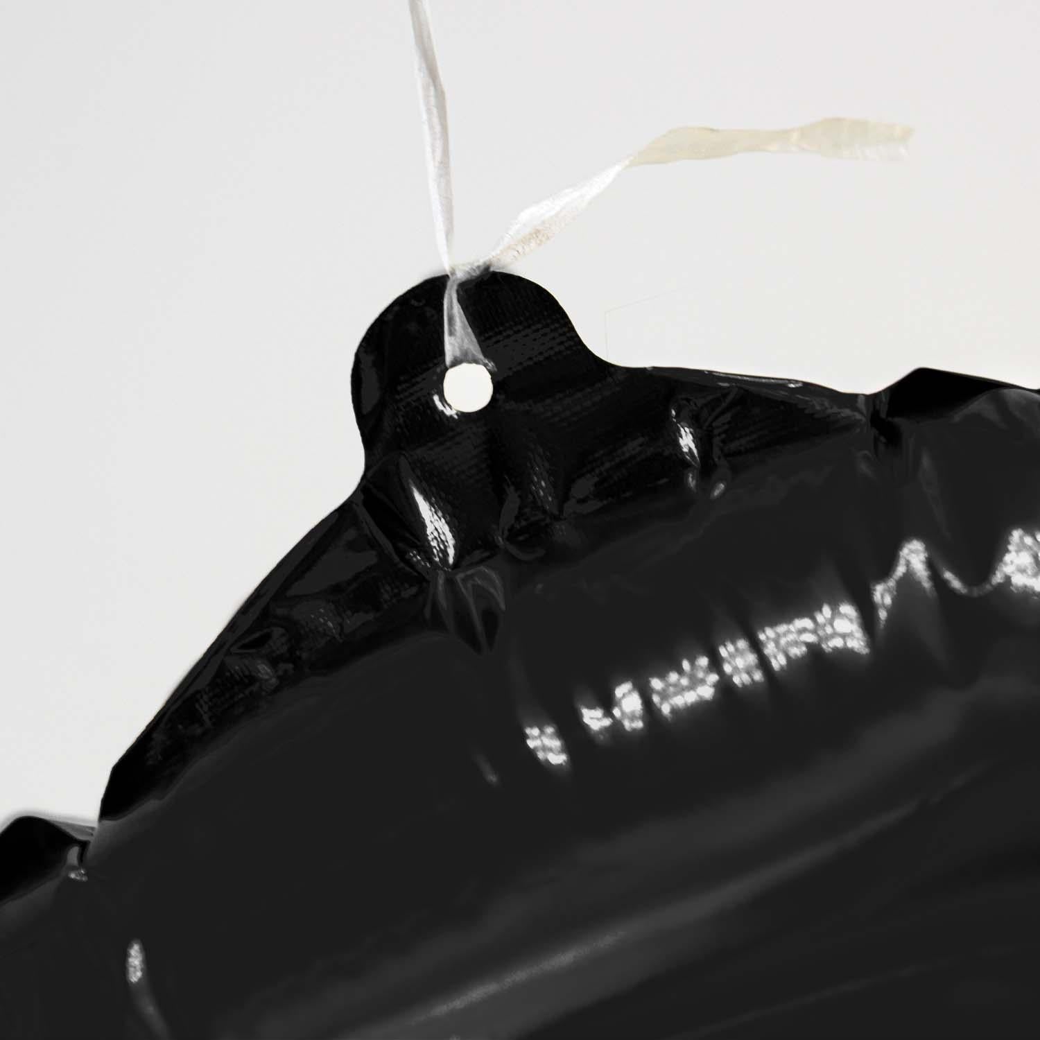 Foil balloons, number balloon, black, 100 cm, numbers 0 to 9, glossy 2