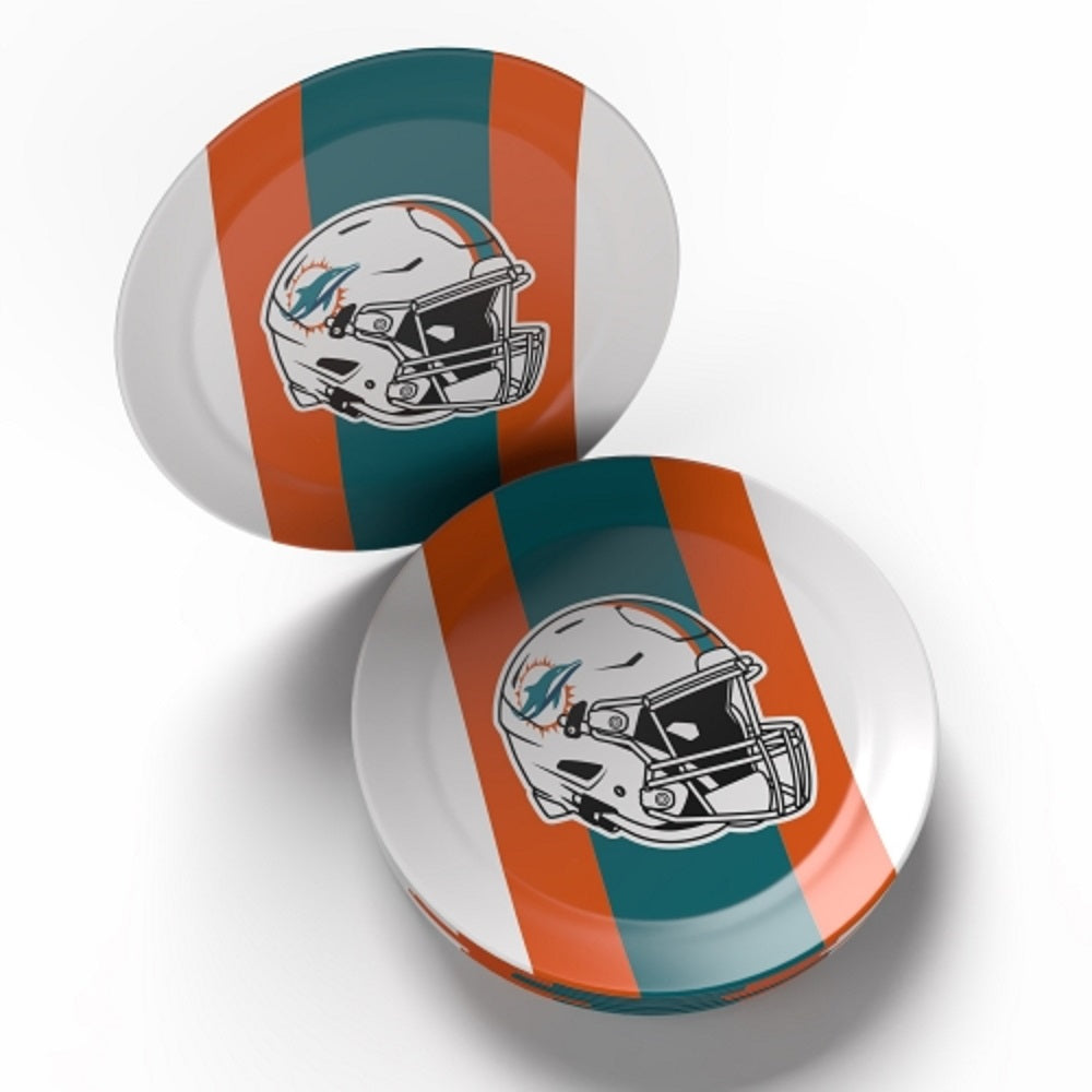 NFL Miami Dolphins Pappteller 23 cm 8er 2