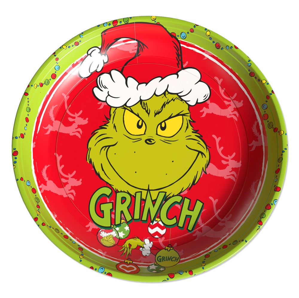 The Grinch Keksteller rot 26 cm – Weihnachtsteller für Plätzchen und Gebäck 8