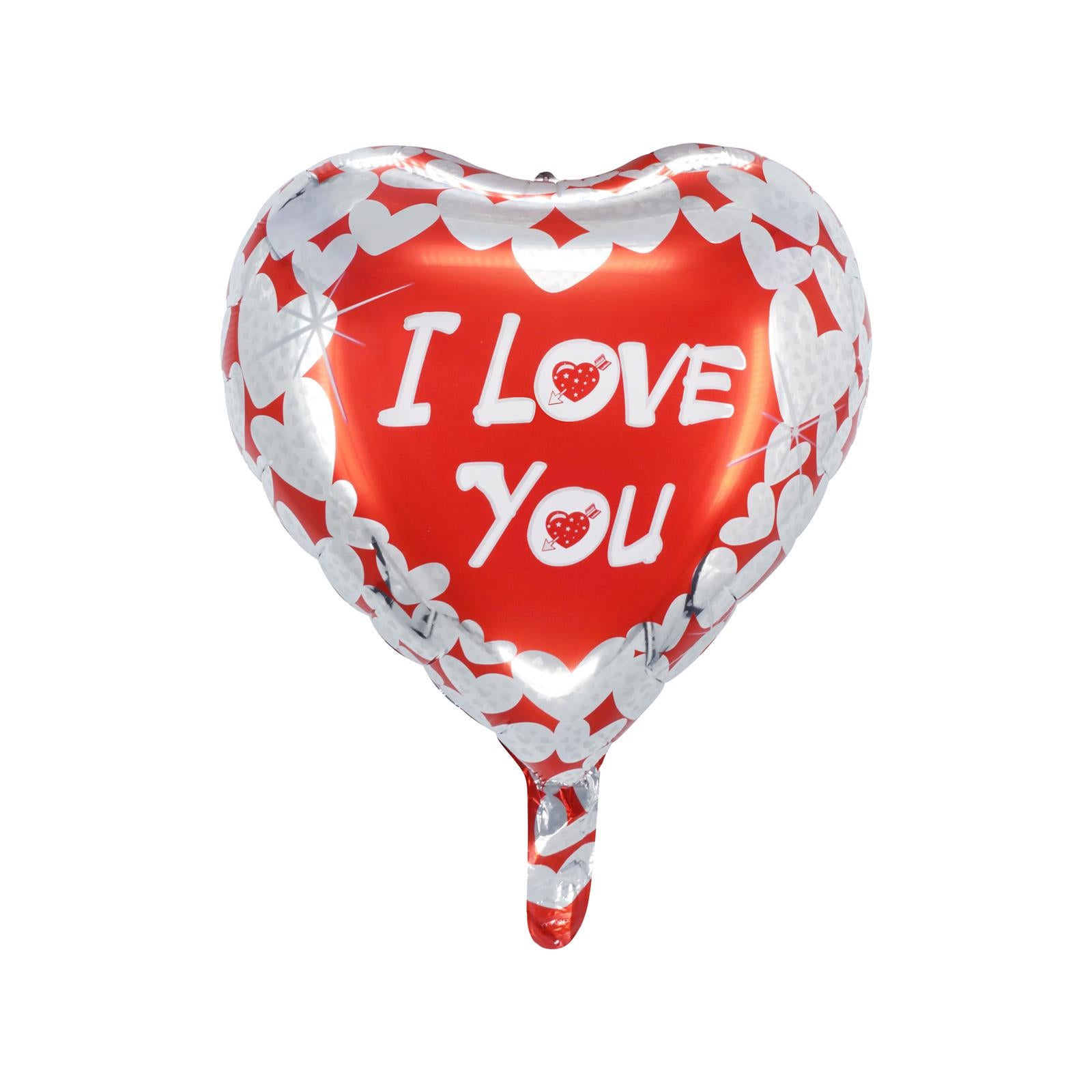 Foil balloon heart I love you 45cm 8