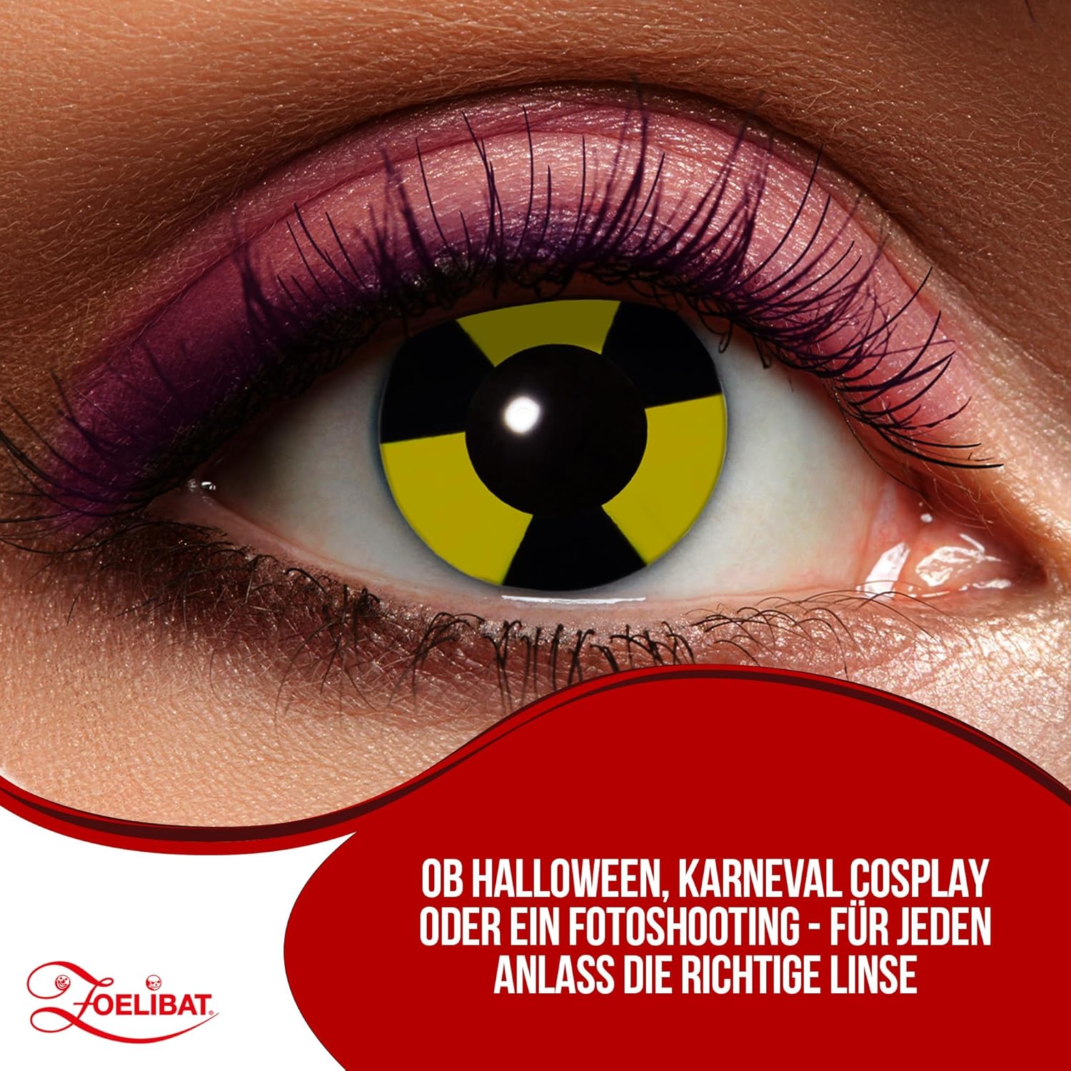 Zoelibat Eyecatcher Wochen-Kontaktlinsen Radiate 13