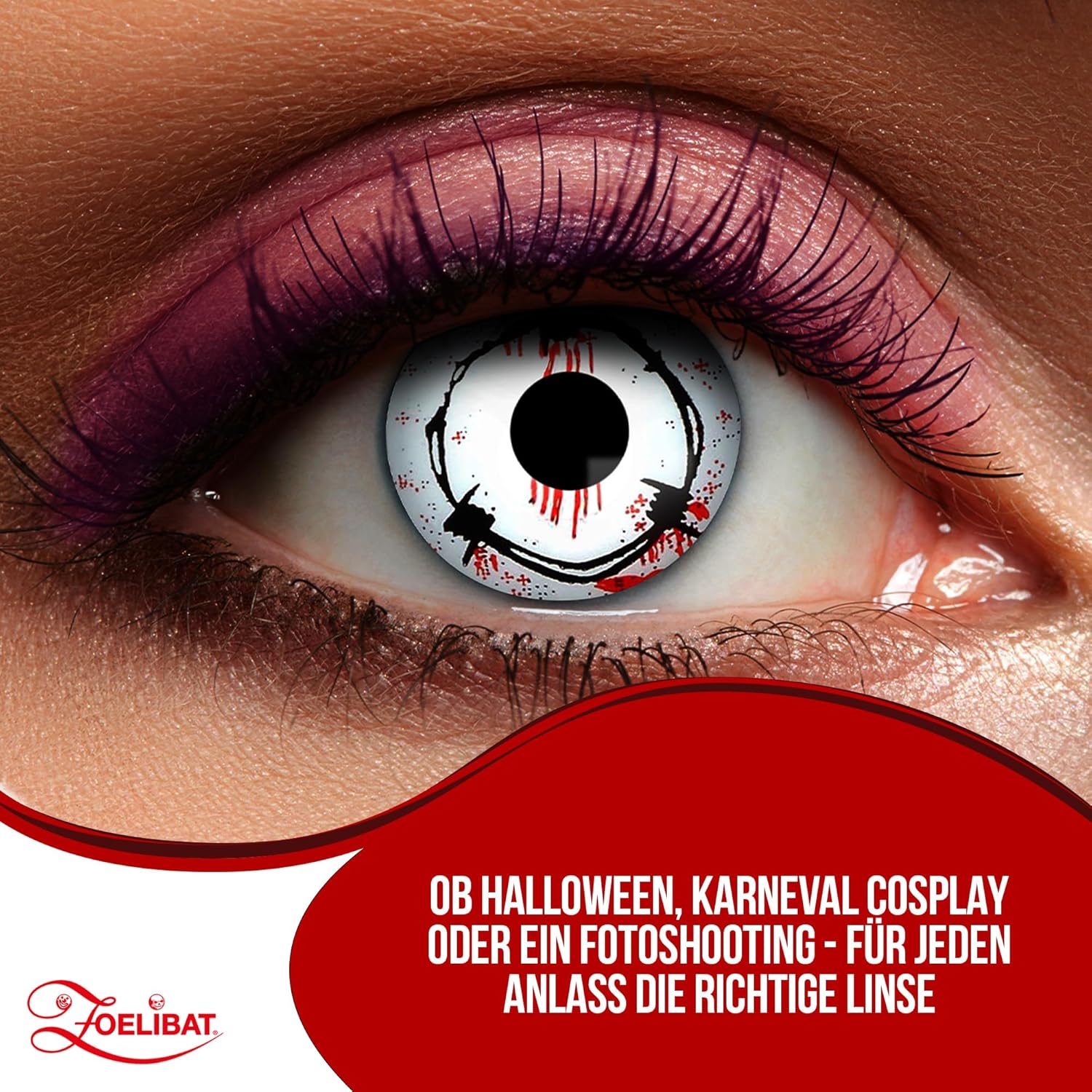 Zoelibat Eyecatcher Wochen-Kontaktlinsen Santa Fu 13