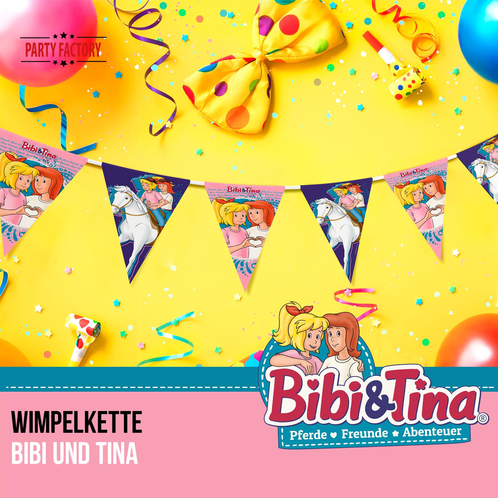 Bibi & Tina Pennant Banner 5 m 2