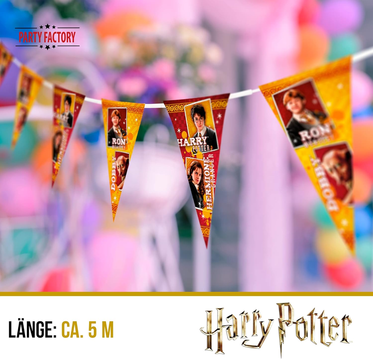 Harry Potter Wimpelkette 5 m 3