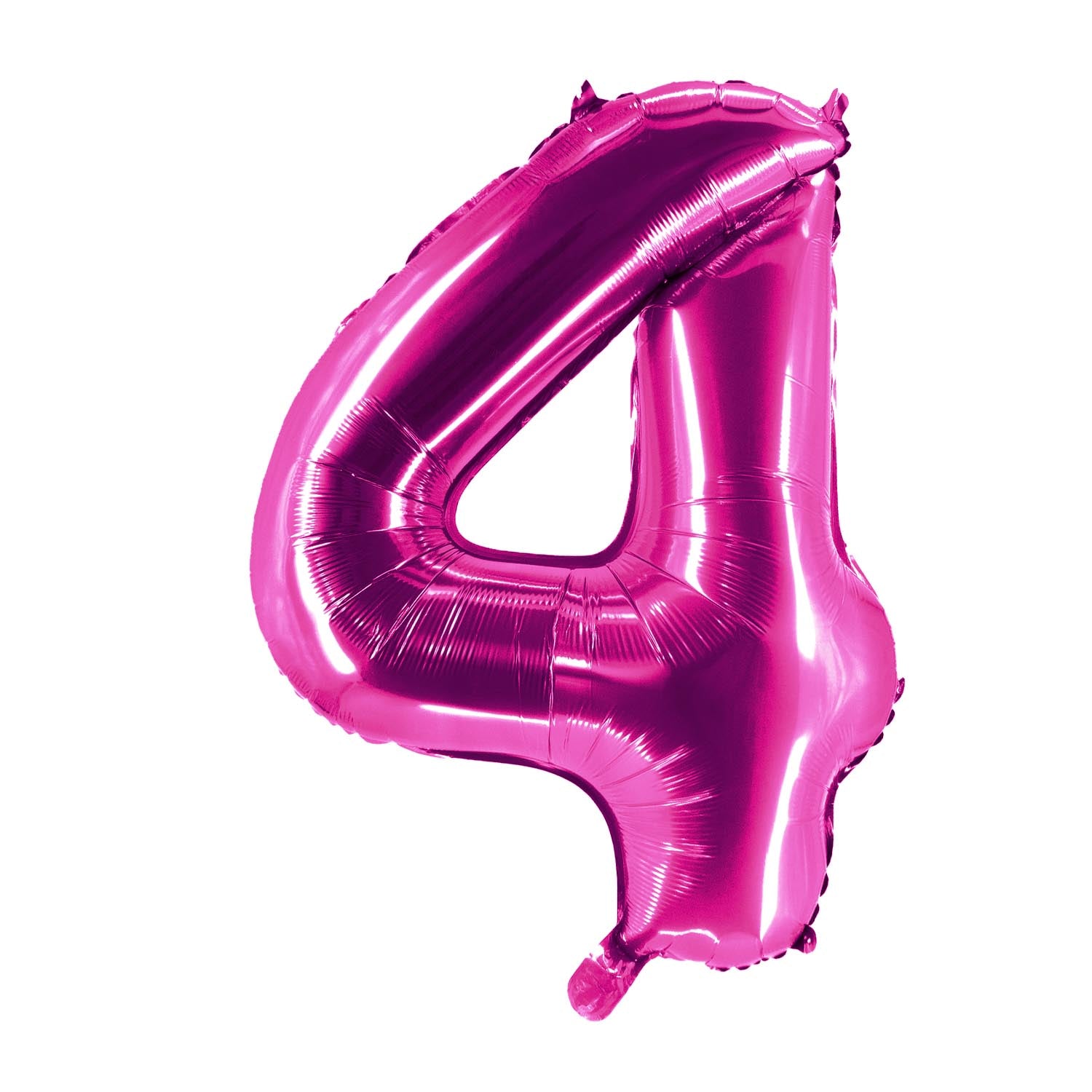 Foil balloons, number balloon, pink, 100 cm, numbers 0 to 9, glossy 9