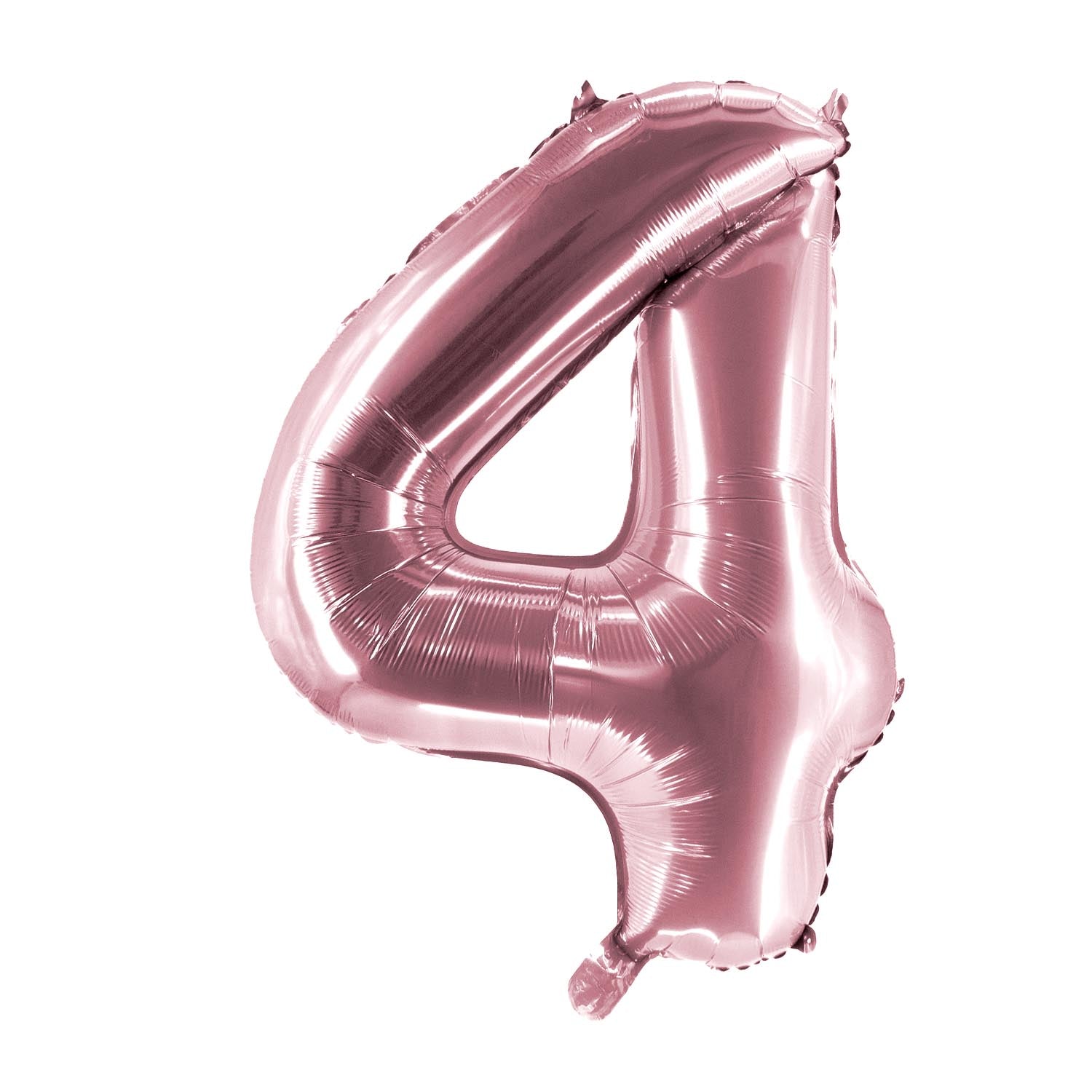 Foil balloons, number balloon, rose gold, 100 cm, numbers 0 to 9, glossy 8