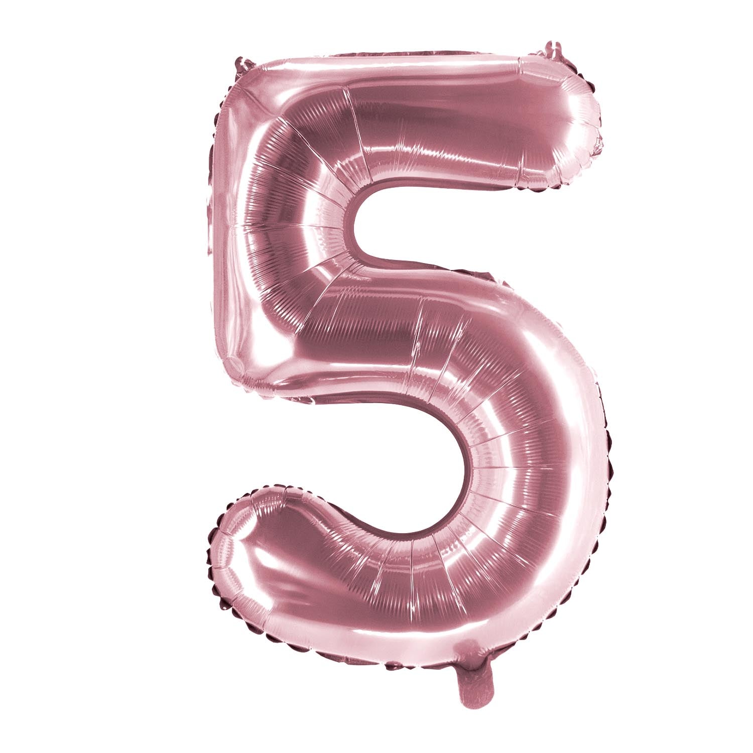 Foil balloons, number balloon, rose gold, 100 cm, numbers 0 to 9, glossy 9