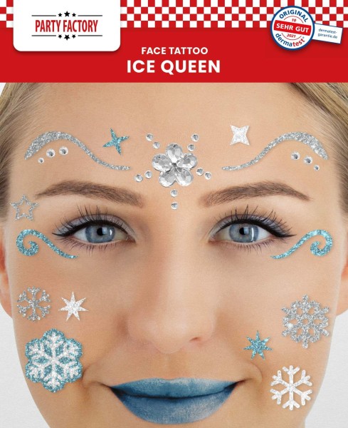 Ice Queen - Glitter Face Tattoo