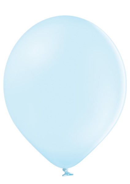 50er Set eisblaue Luftballons, ø25cm