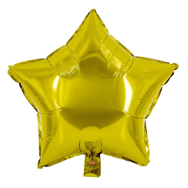 goldener stern folienballon ø45cm