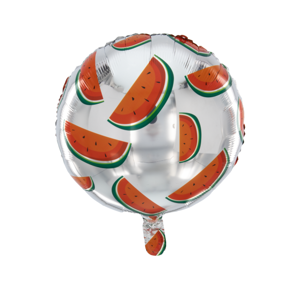 Folienballon Rund Wassermelone 45cm