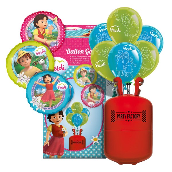 Ballongas Helium Set "Heidi"