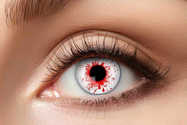3-Monats Kontaktlinsen "Bloodshot"