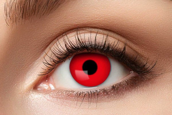 3-Monats Kontaktlinsen "Red Devil"
