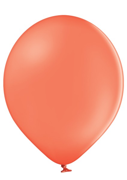 50er Set korallfarbene Luftballons, ø25cm