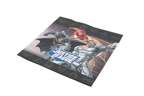 Servietten "Justice League", 33x33 cm, 20er-Pack