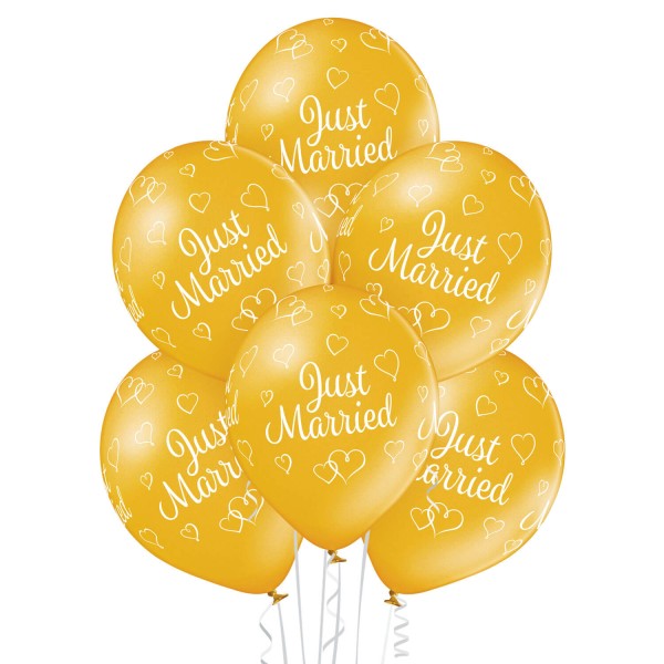 Latexballons 25er Pack Just Married